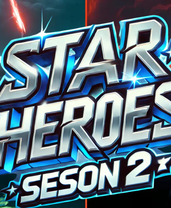 Grafika przedstawia napis z gry Star Heroes