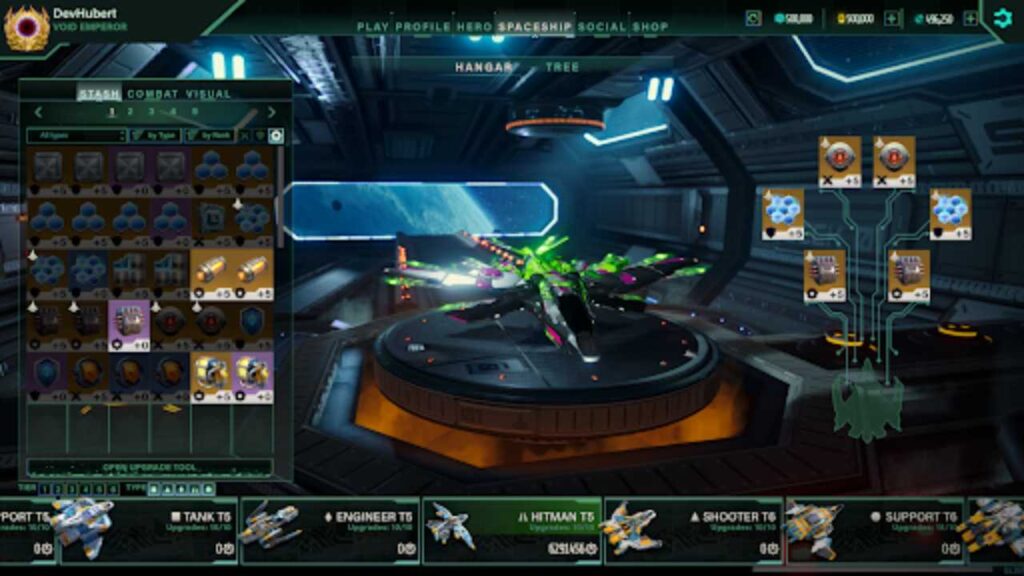 Screen przedstawia grafike ze space shooter Star Heroes