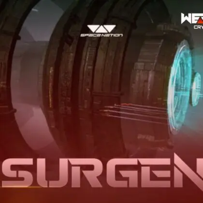 Logo SpaceNation na tle nowego galaktycznego środowiska ANSZU Frontline z napisem "Resurgence – nowy sezon już 10 lipca 2025".