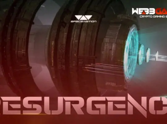 Logo SpaceNation na tle nowego galaktycznego środowiska ANSZU Frontline z napisem "Resurgence – nowy sezon już 10 lipca 2025".