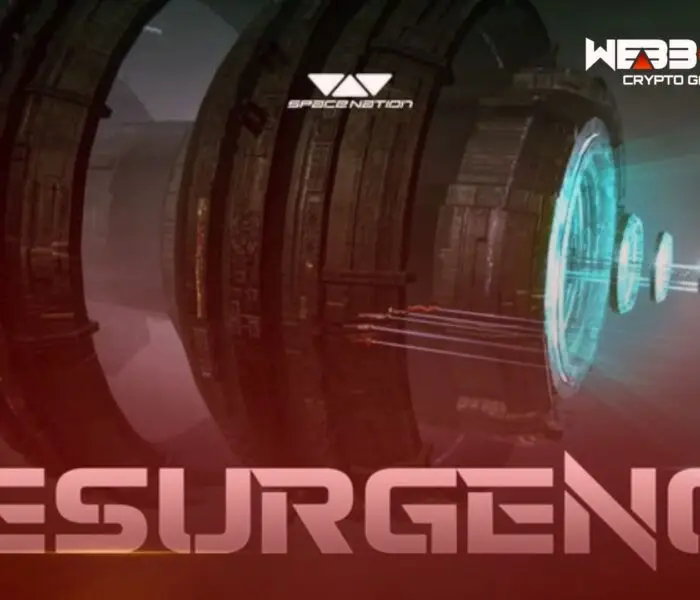 Logo SpaceNation na tle nowego galaktycznego środowiska ANSZU Frontline z napisem "Resurgence – nowy sezon już 10 lipca 2025".